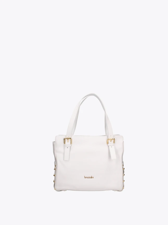 Minimalist PU Leather Tote Bag for Work