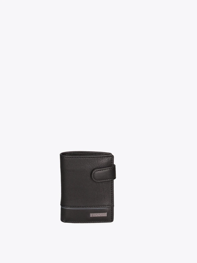 Minimalist Leather Wallet Strap Closure for Everyday Card Carry