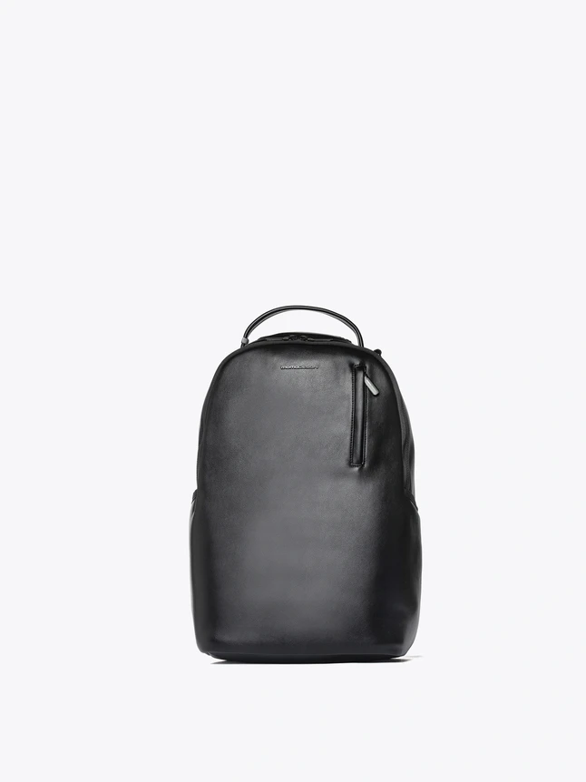 Slim Vegan Leather Backpack For Men - Classic Design - Stylish Essential