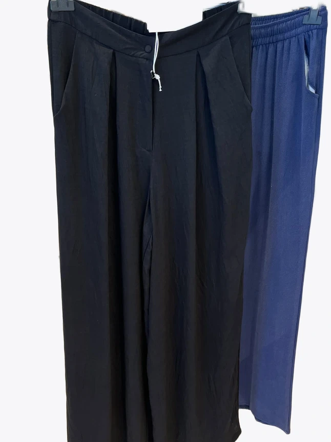 Contemporary Viscose Pants For Women - Stylish Design With Practical Shape