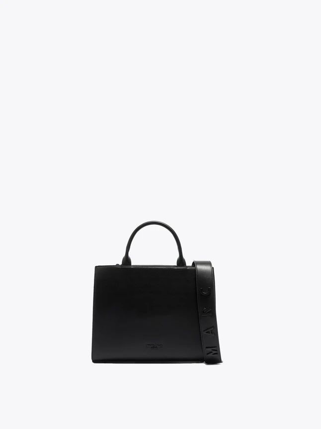 Minimalist Leather Top Handle Satchel with Removable Strap for Everyday Use