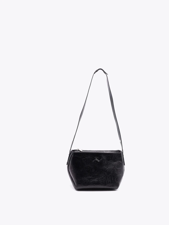 Minimalist Crocodile Embossed Leather Crossbody Bag for Everyday Use
