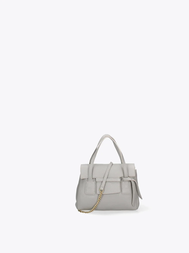 Leather Satchel Bag with Top Handle And Chain Strap for Everyday Use