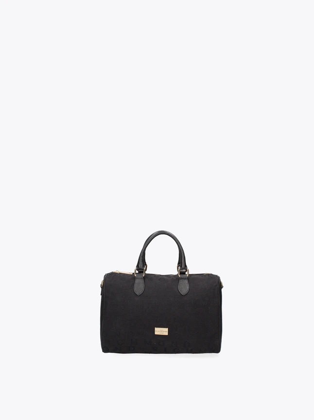Textile Satchel Handbag Top Handle for Daily Office Use