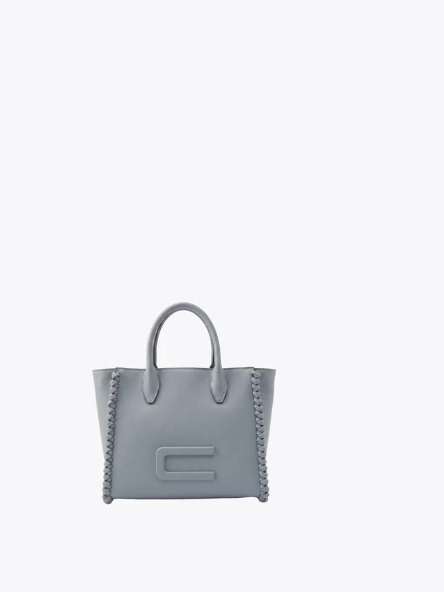 Stylish Handbag In Vegan Leather For Women - Chic Design With Polished Shape