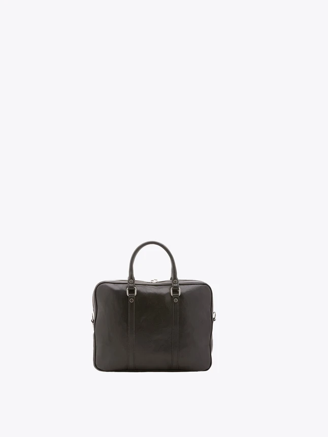 Leather Briefcase Bag for Office And Travel with Top Handles