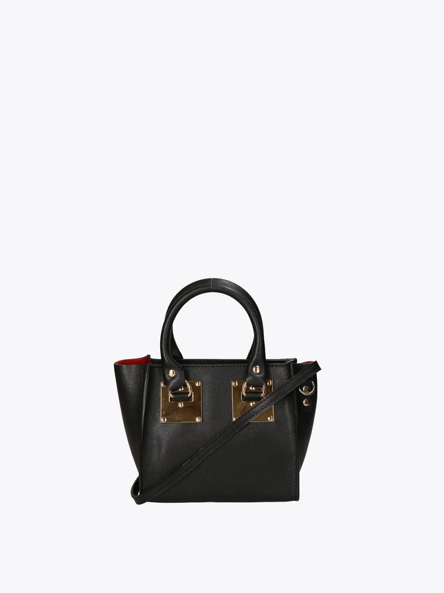 Leather Mini Satchel Bag Top Handle Crossbody for Everyday Use