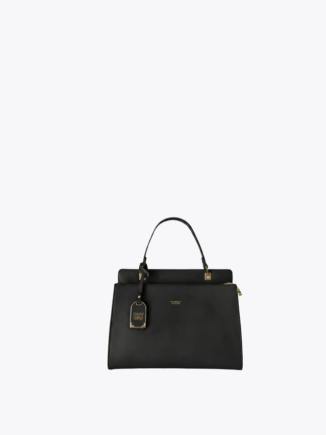Lightweight Vegan Leather Shoulder Bag For Daily Use - Chic Design