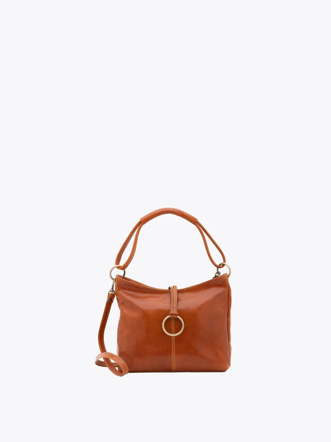 Patent Leather Top Handle Crossbody Bag for Everyday Use