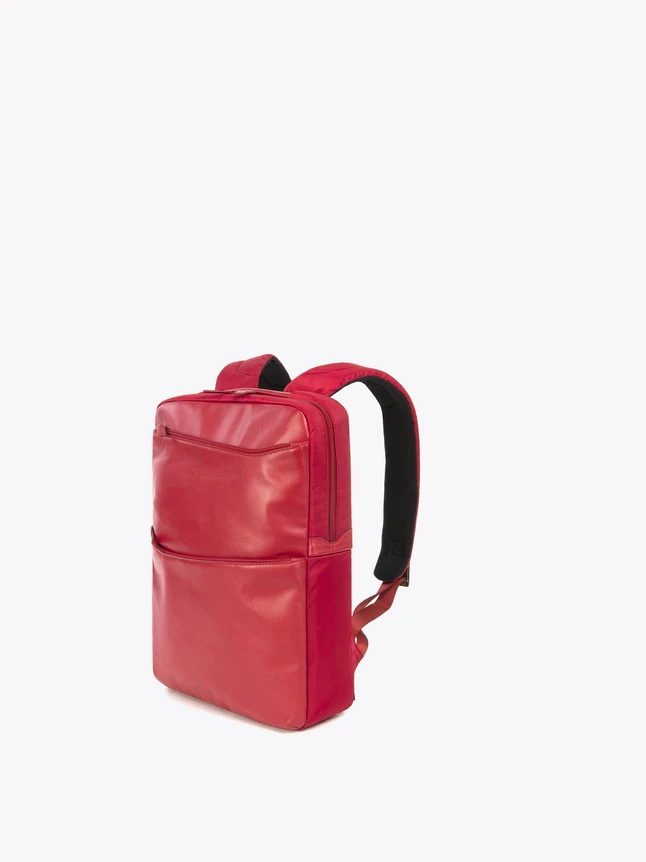 Minimalist PU Leather Laptop Backpacks for Everyday Use