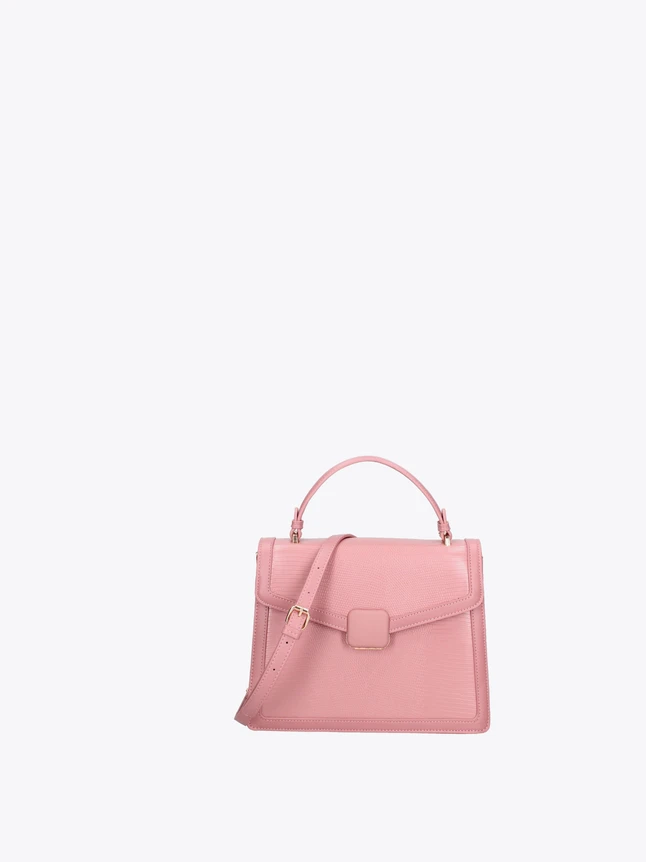 Leather Satchel Bag with Top Handle And Front Flap Closure for Daily Use