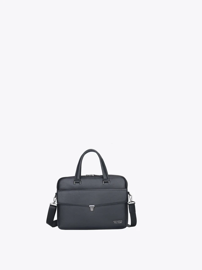 Leather Briefcase for Laptop Use in Office
