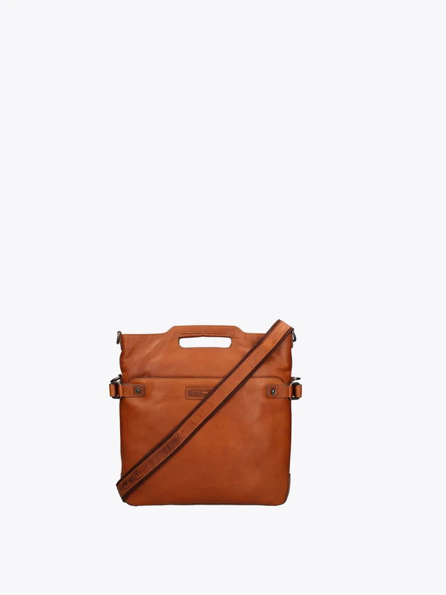 Classic Leather Satchel Bag with Top Handle And Crossbody Strap for Work Travel