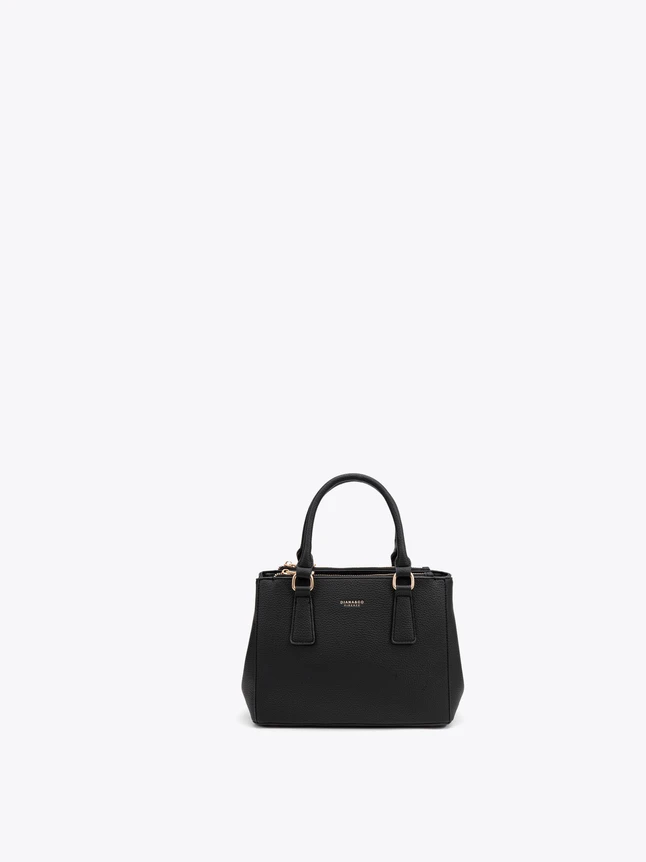 Elegant Pebbled Leather Top Handle Handbag for Business Casual