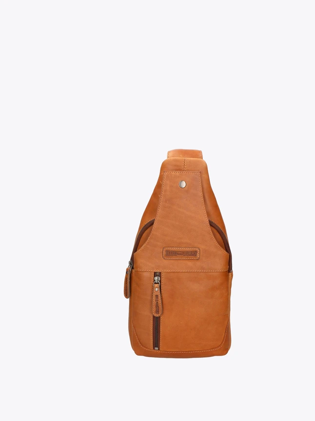 Casual Leather Sling Backpack for Laptop