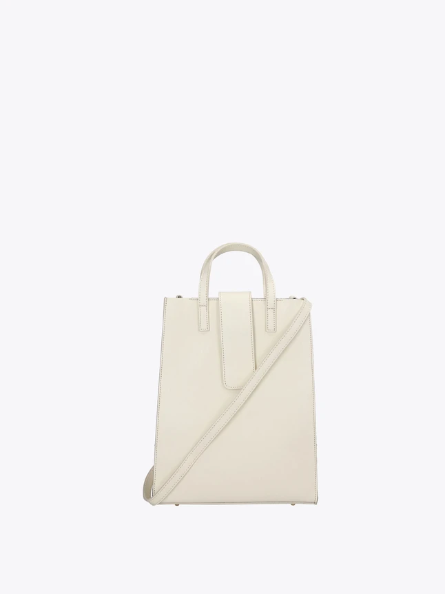 Minimalist Leather Satchel Crossbody Bag for Everyday Office Use