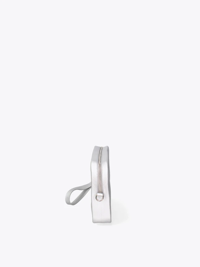 Sleek Rectangular Crossbody Bag Faux Leather Zip Pouch for Everyday Essentials