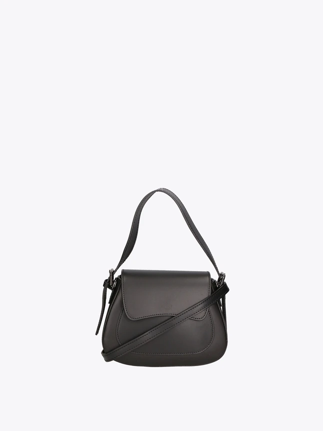 Elegant Leather Mini Crossbody Bag with Top Handle for Everyday Use