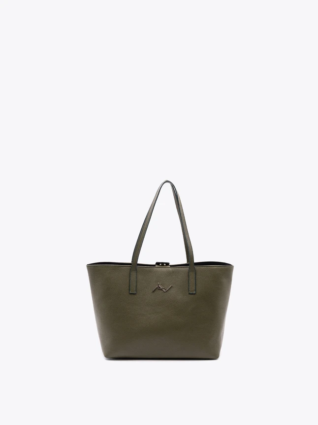 Minimalist Leather Tote Bag for Daily Work And Travel