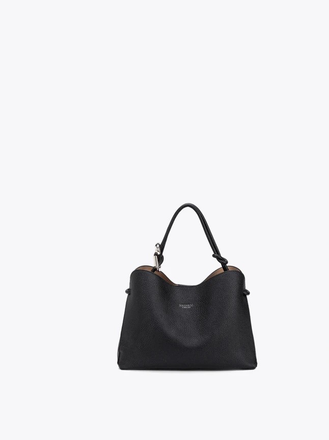 Women's Contemporary Vegan Leather Handbag For Weekend - Versatile Design