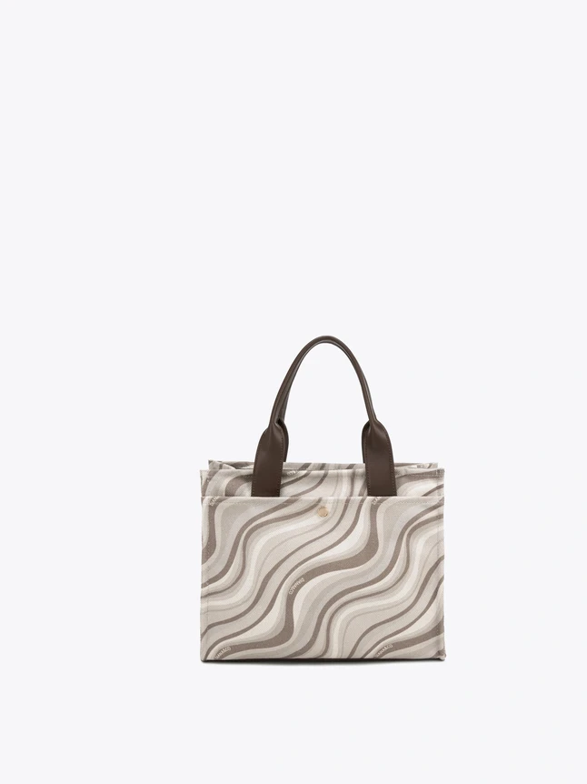 Modern Handbag In Vegan Leather For Women With Compact Shape