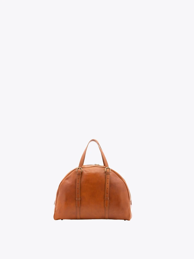 Leather Dome Satchel Bag for Daily Work Use