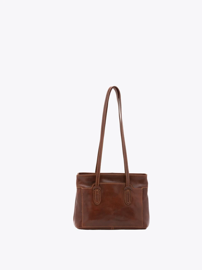 Classic Leather Tote Bag for Everyday Work And Travel