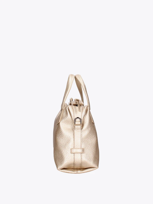 Contemporary Pebbled Leather Top Handle Shopper Bag for Versatile Daily Use