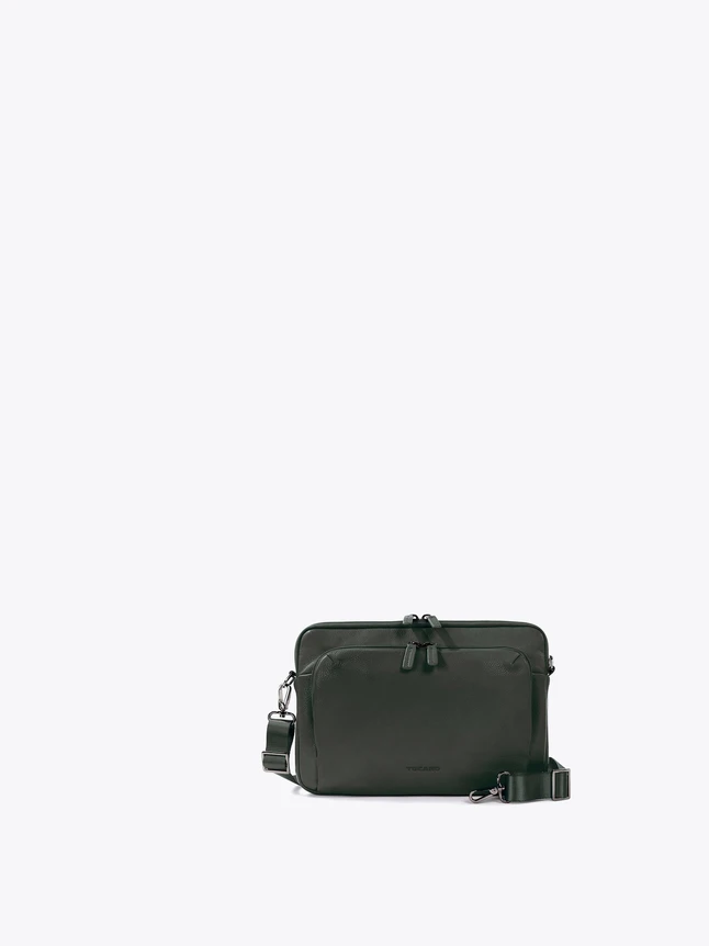 Leather Crossbody Messenger Bag for Work And Travel