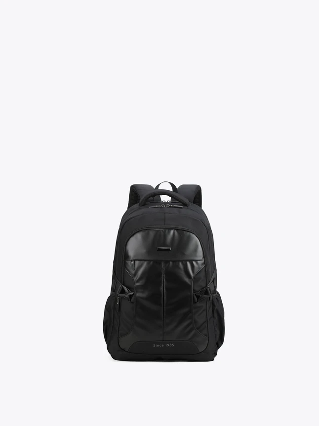 Minimalist Leatherette Laptop Backpacks for Work And Travel Daily Commute