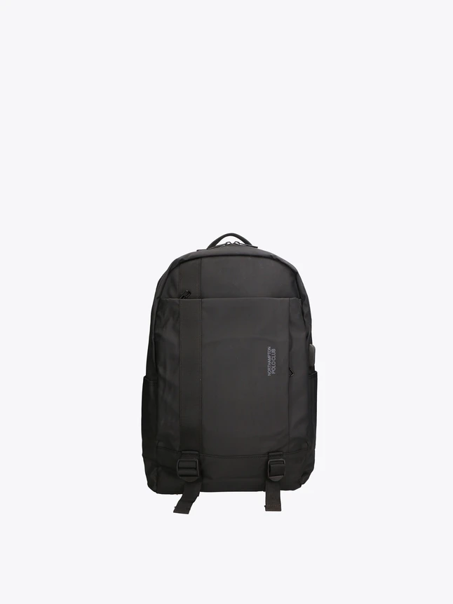 Minimalist Nylon Laptop Backpacks with Buckle Straps Everyday