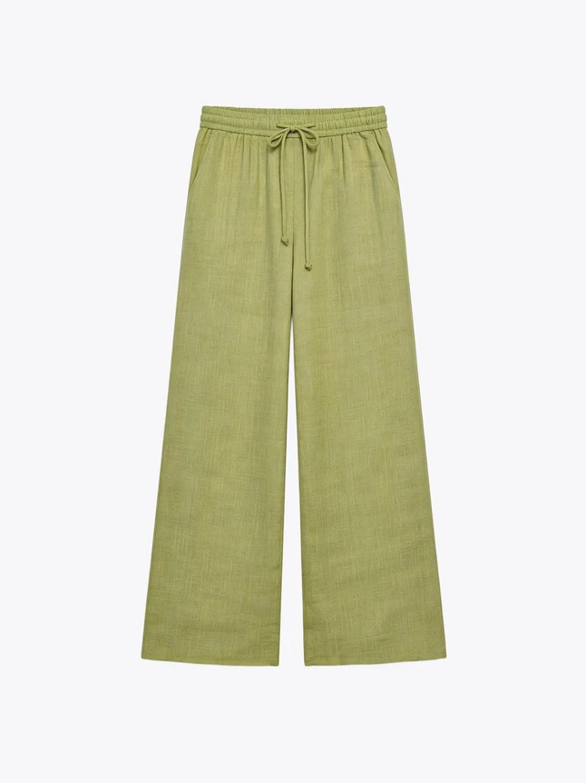Linen Modern Pants For Women - Chic Design With Structured Shape
