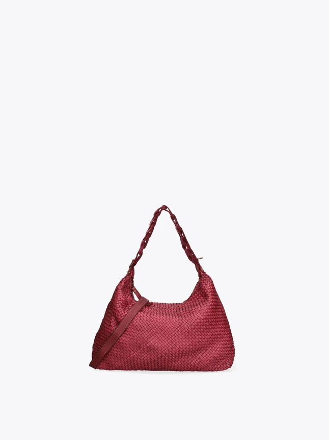 Modern Shoulder Bag In Genuine Leather For Women - Timeless Design