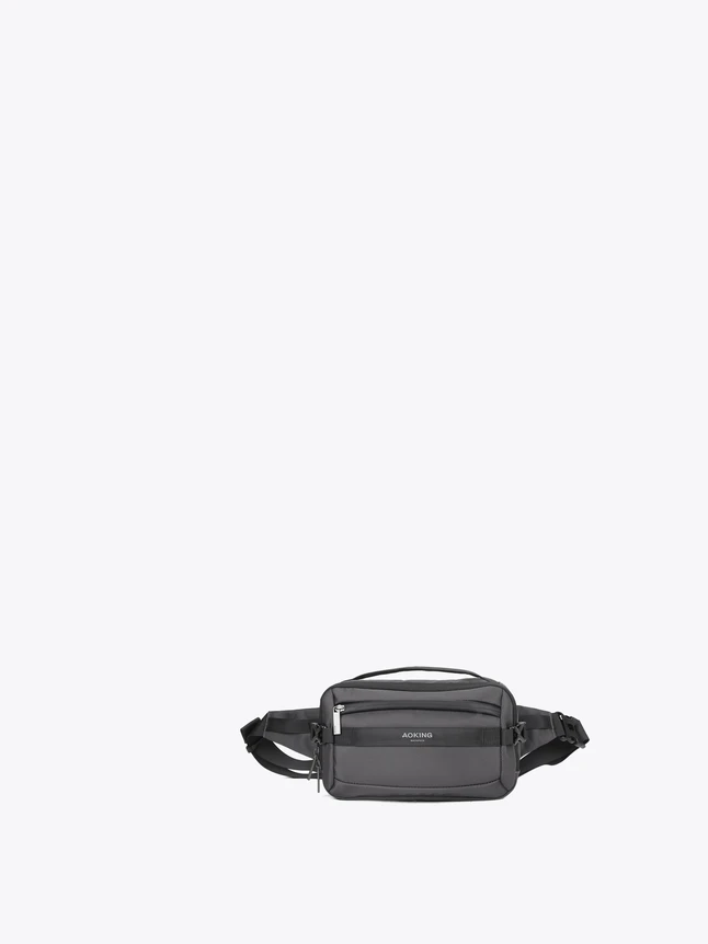 Nylon Crossbody Belt Bag with Multiple Pouches for Travel And Daily Use