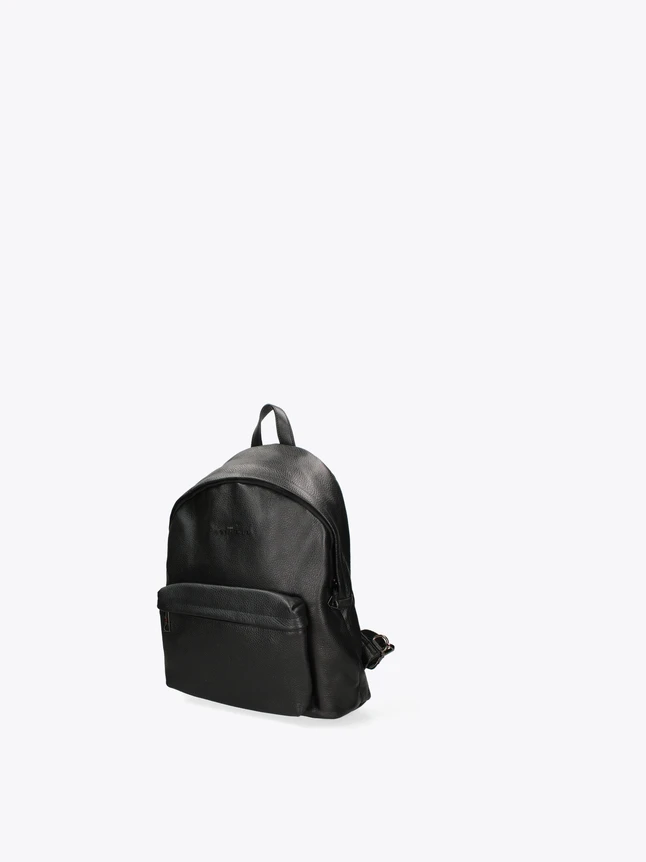 Sleek Premium Leather Backpack With Front Pocket For Daily Essentials