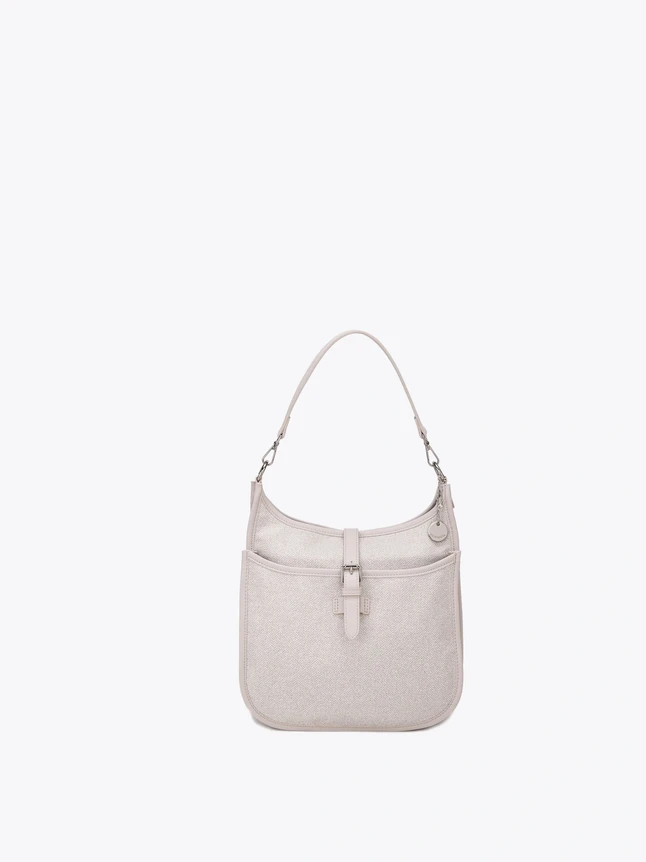 Women's Classic Vegan Leather Shoulder Bag For Weekend - Sophisticated Design