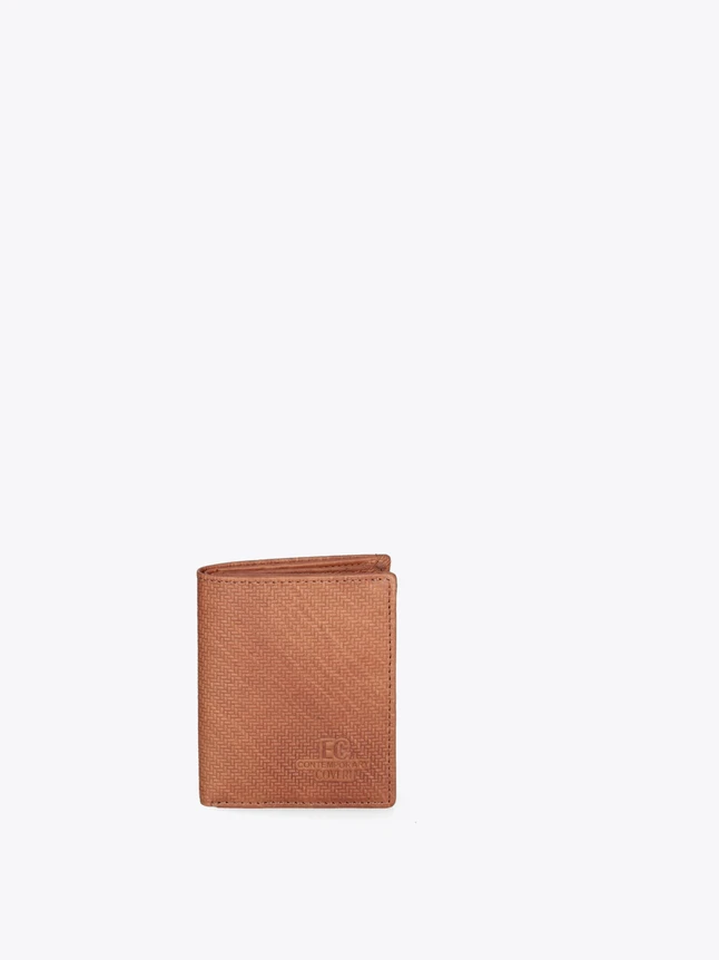 Saffiano Leather Minimalist Compact Wallet Card Holder for Everyday Use