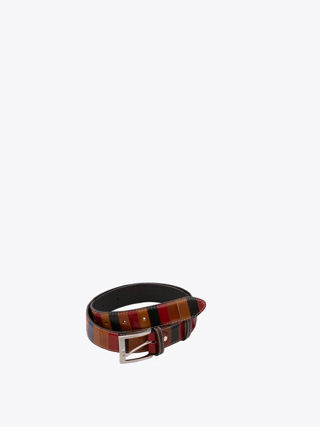 Patchwork Leather Belt for Everyday Wear