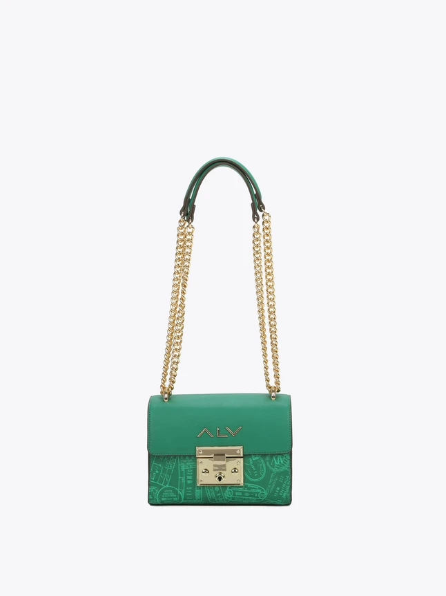 Elegant Leather Chain Crossbody Bag | Chic Daily Shoulder & Event Handbag