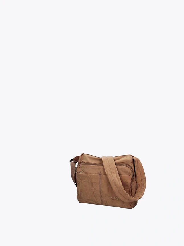 Structured Polyester Crossbody Bag For Everyday Use - Minimalist Design