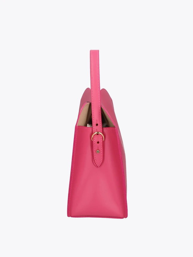 Sleek Premium Leather Top Handle Tote Handbag Modern Everyday Chic