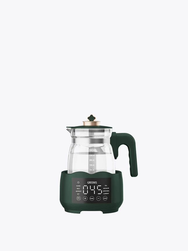 Modern Glass Kettle with Digital Display for Tea And Coffee Brewing