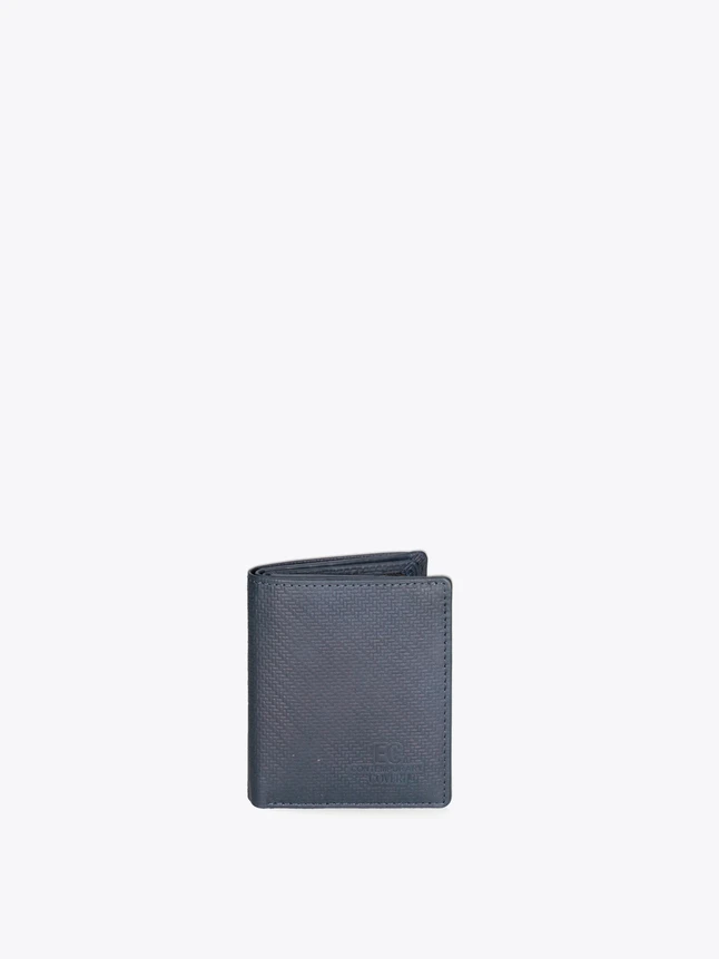 Saffiano Leather Minimalist Compact Wallet Card Holder for Everyday Use