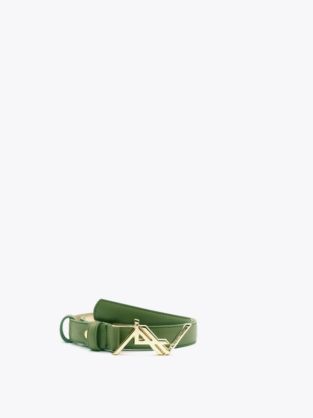 Leather Belt Geometric Metal Buckle for Everyday Wear