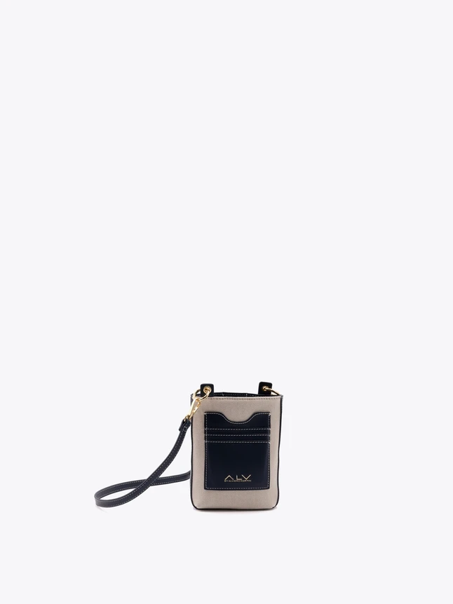 Minimalist Leather Crossbody Card Holder Bag for Daily Use
