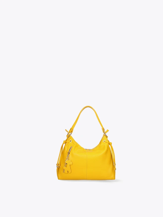 Chic Pebbled Leather Convertible Shoulder Bag Backpack Everyday Carryall