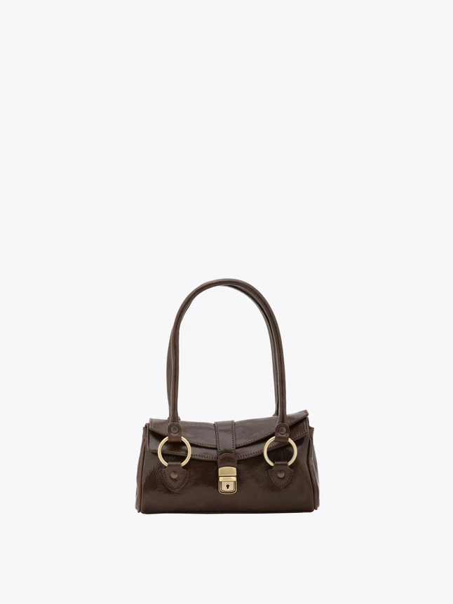 Classic Leather Top Handle Satchel Bag for Everyday Use