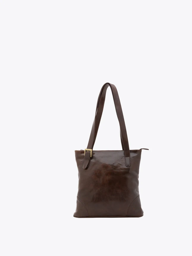 Minimalist Leather Tote Bag for Daily Work Commute