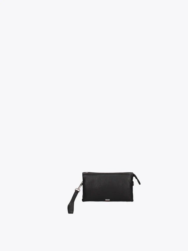 Leather Clutch Wristlet for Evening Essentials Minimalist Design