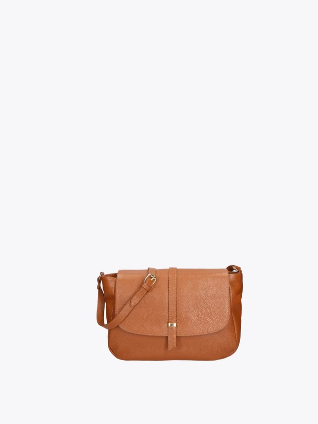 Leather Flap Crossbody Bag for Everyday Work And Casual Use